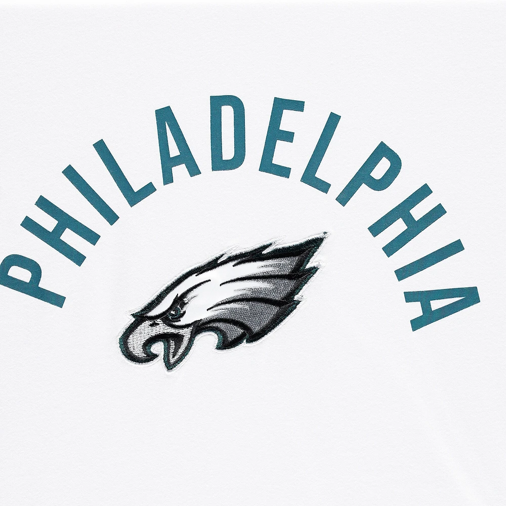 T-shirt blanc Tommy Hilfiger Philip des Eagles de Philadelphie pour hommes