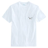 Men's Vineyard Vines White Philadelphia Eagles Big & Tall Gridiron Classics Throwback Helmet T-Shirt