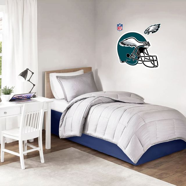Philadelphia Eagles - Autocollant mural repositionnable pour casque d'équipe 36''
