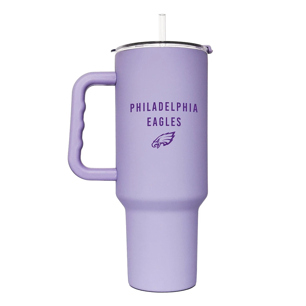 Philadelphia Eagles 40oz. Lavender Soft Touch Tumbler
