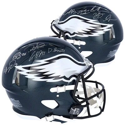 Philadelphia Eagles Autographed Super Bowl LIX Champions Riddell Speed Authentic Helmet with at least 10 Signatures featuring Jalen Hurts, DeVonta Smith, Cooper DeJean, Dallas Goedert, Saquon Barkley, more! - Limited Edition of 250
