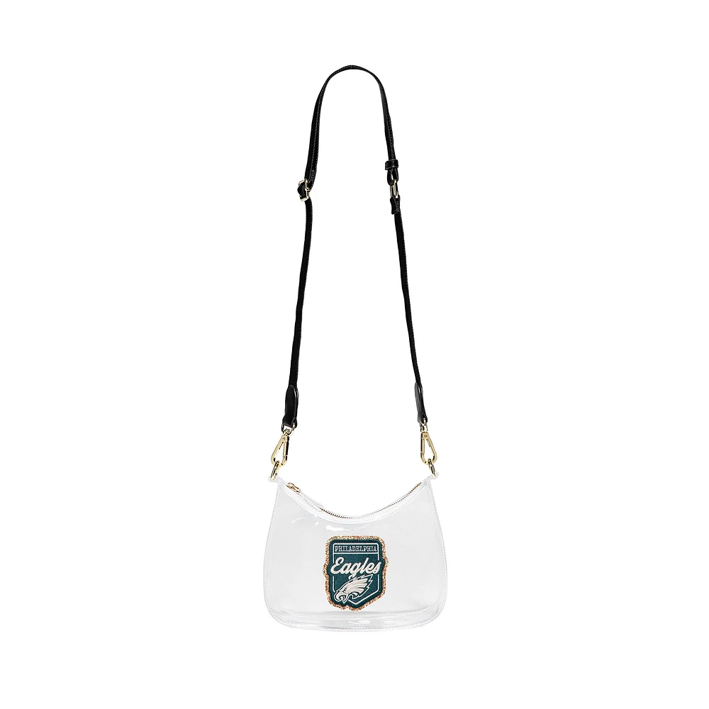 Sac à bandoulière incurvé transparent Stoney Clover Lane Philadelphia Eagles