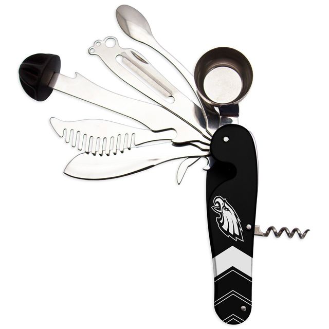 The Sports Vault Philadelphia Eagles - Outil multifonction 8 pièces pour barman