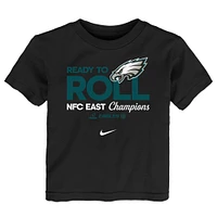 Toddler Nike  Black Philadelphia Eagles 2024 NFC East Division Champions Locker Room Trophy Collection T-Shirt
