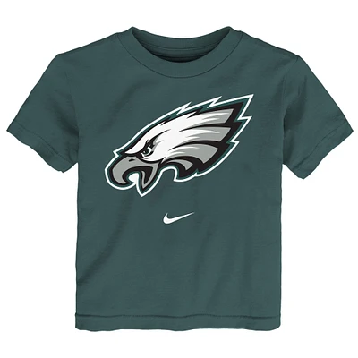 T-shirt à logo des Eagles de Philadelphie Nike vert minuit pour tout-petit