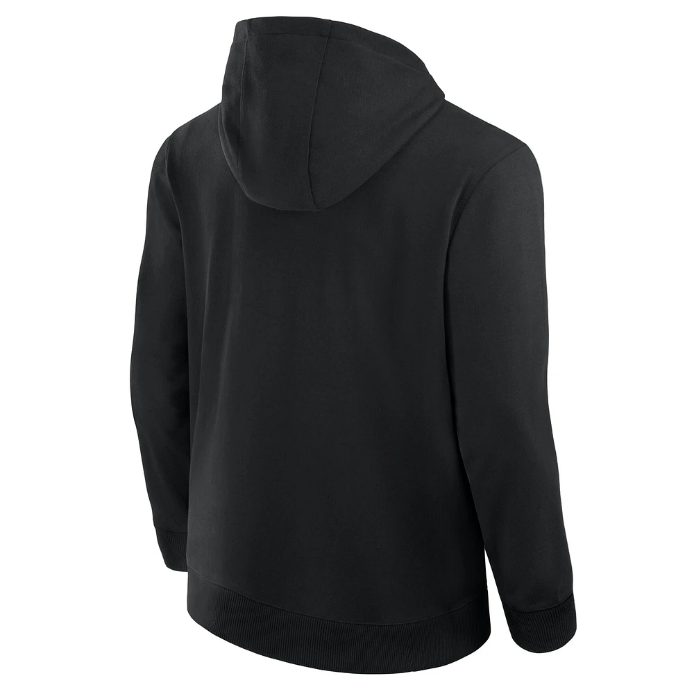 Unisex Fanatics  Black Philadelphia Eagles Front Office Full-Zip Hoodie