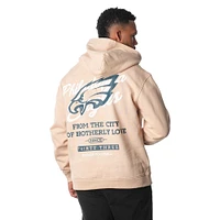 Unisex The Wild Collective Cream Philadelphia Eagles Fleece Pullover Hoodie