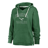 Women's '47  Kelly Green Philadelphia Eagles Plus Clarity Kennedy Pullover Hoodie