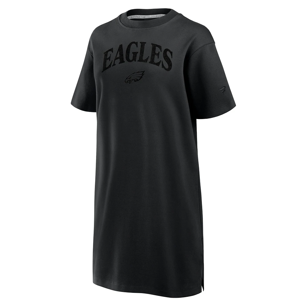 Women's Fanatics Black Philadelphia Eagles Elements Go Tri-Blend Dress
