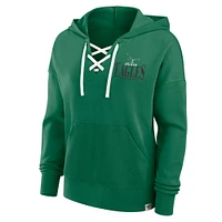 Chandail à capuchon gauche Fanatics Kelly Green Philadelphia Eagles Blitz pour femmes