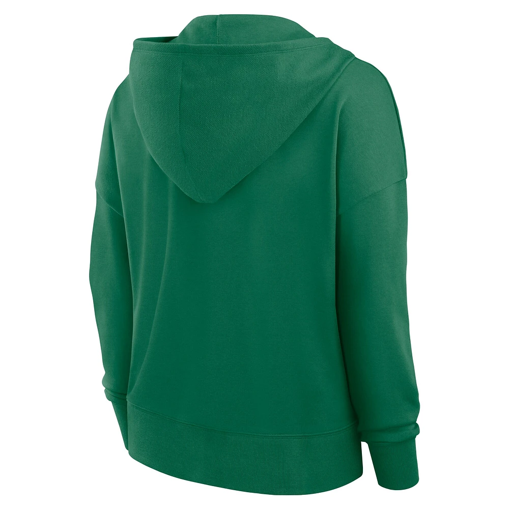 Chandail à capuchon gauche Fanatics Kelly Green Philadelphia Eagles Blitz pour femmes