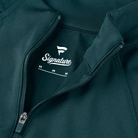 Women's Fanatics  Midnight Green Philadelphia Eagles Elements Quarter-Zip Jacket