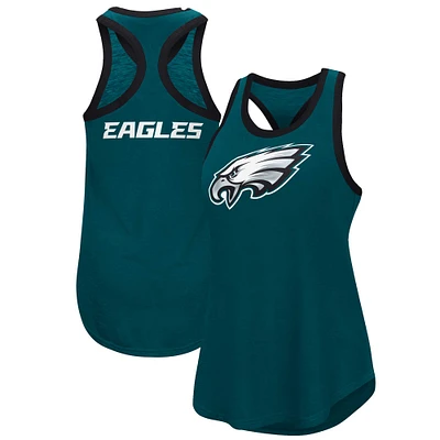 Débardeur Tater G-III 4Her by Carl Banks Midnight Green pour femme des Eagles de Philadelphie