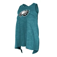 Women's New Era Midnight Green Philadelphia Eagles Plus Space Dye Active Tank Top