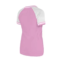 Women's New Era Pink Philadelphia Eagles Mommy & Me V-Neck T-Shirt