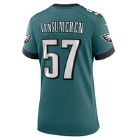 Women's Nike Ben VanSumeren Midnight Green Philadelphia Eagles Team Game Jersey