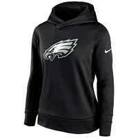 Women's Nike Black Philadelphia Eagles Lightweight Performance Hooded Top