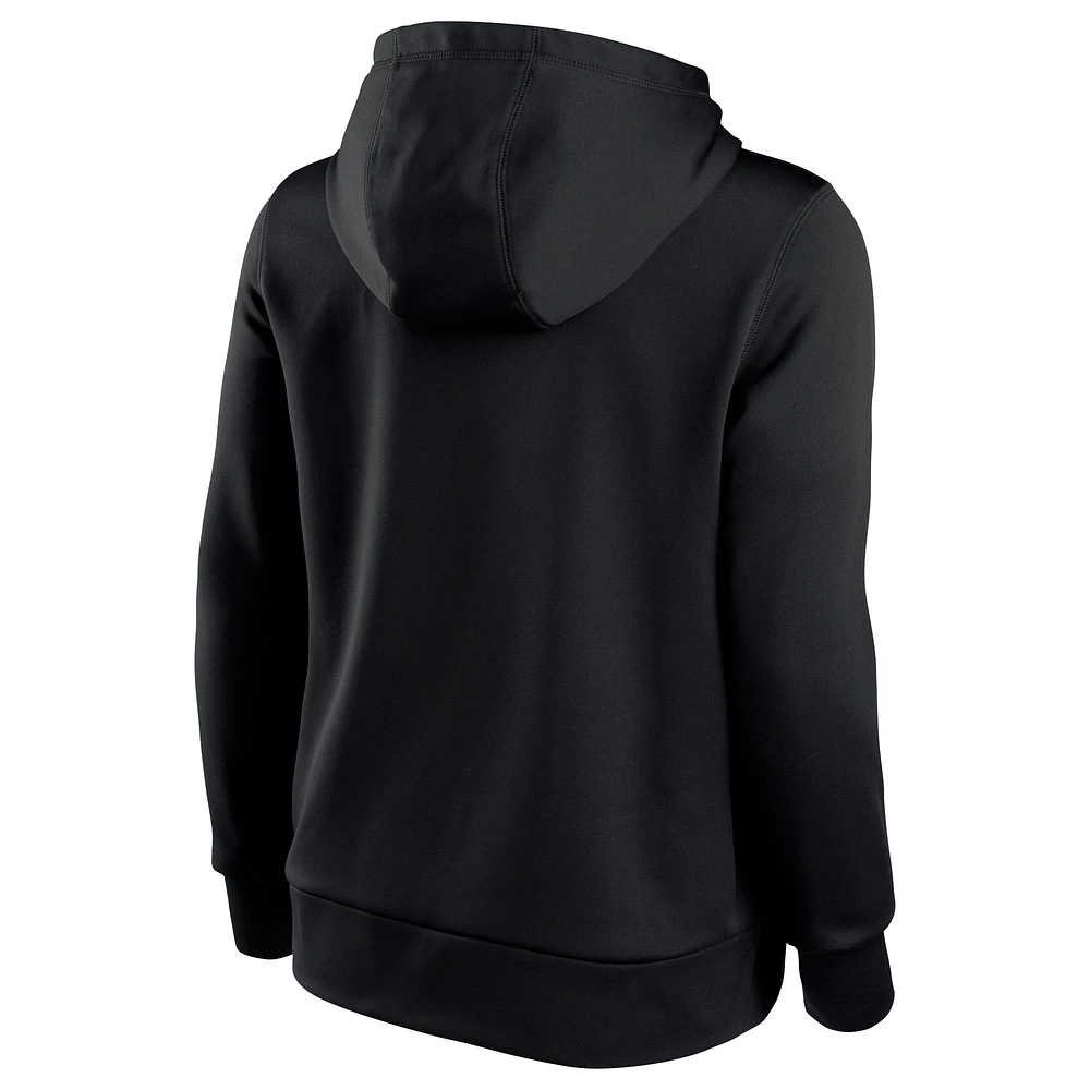 Women's Nike Black Philadelphia Eagles Lightweight Performance Hooded Top