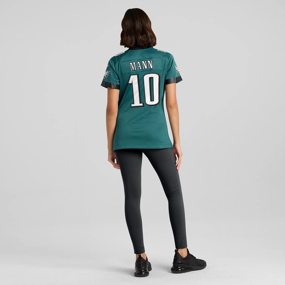 Women's Nike Braden Mann Midnight Green Philadelphia Eagles Team Game Jersey