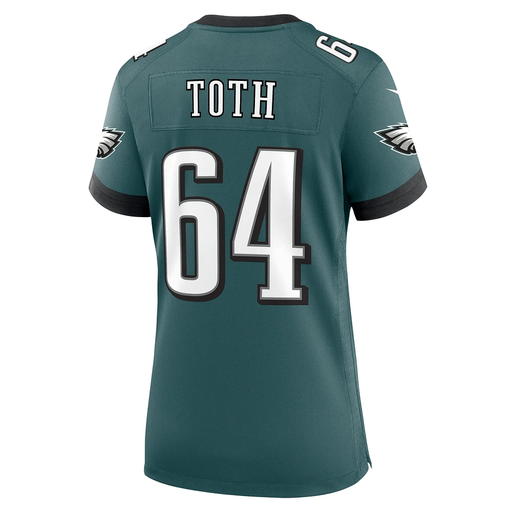 Women's Nike Brett Toth Midnight Green Philadelphia Eagles  Game Jersey