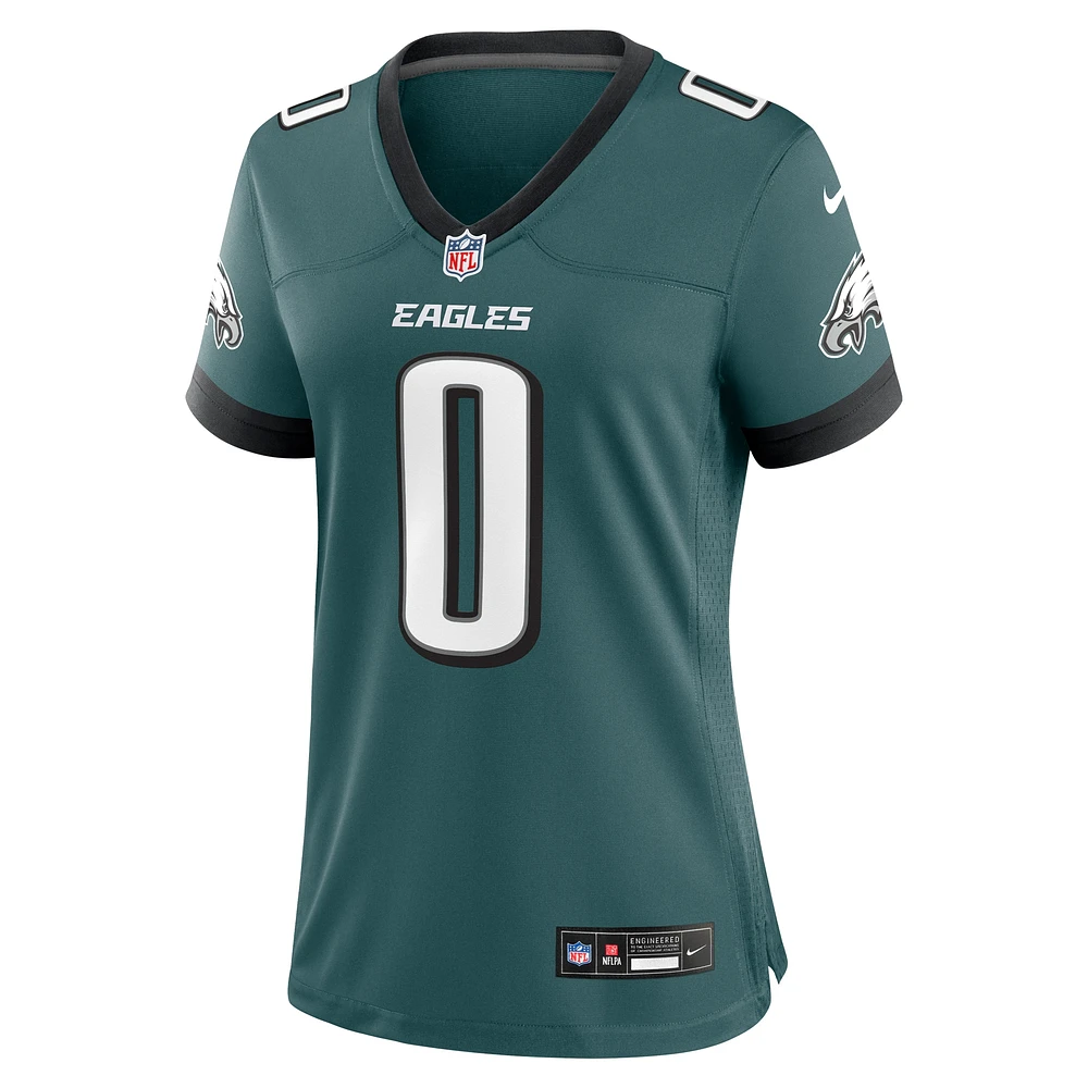 Women's Nike Bryce Huff Midnight Green Philadelphia Eagles Game Player Jersey