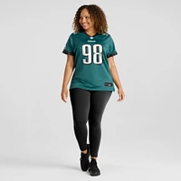 Women's Nike Jalen Carter Midnight Green Philadelphia Eagles Team Game Jersey