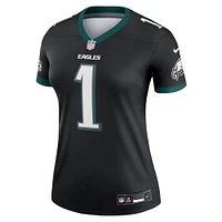 Women's Nike Jalen Hurts  Black Philadelphia Eagles Alternate Legend Player Performance Top