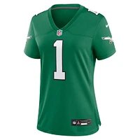 Women's Nike Jalen Hurts Kelly Green Philadelphia Eagles Game Player Jersey