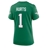 Women's Nike Jalen Hurts Kelly Green Philadelphia Eagles Game Player Jersey