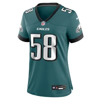 Women's Nike Jalyx Hunt Midnight Green Philadelphia Eagles Team Game Jersey