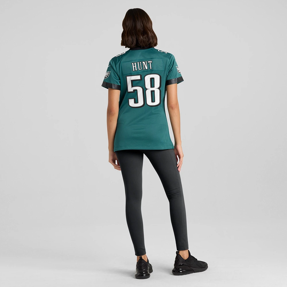 Women's Nike Jalyx Hunt Midnight Green Philadelphia Eagles Team Game Jersey