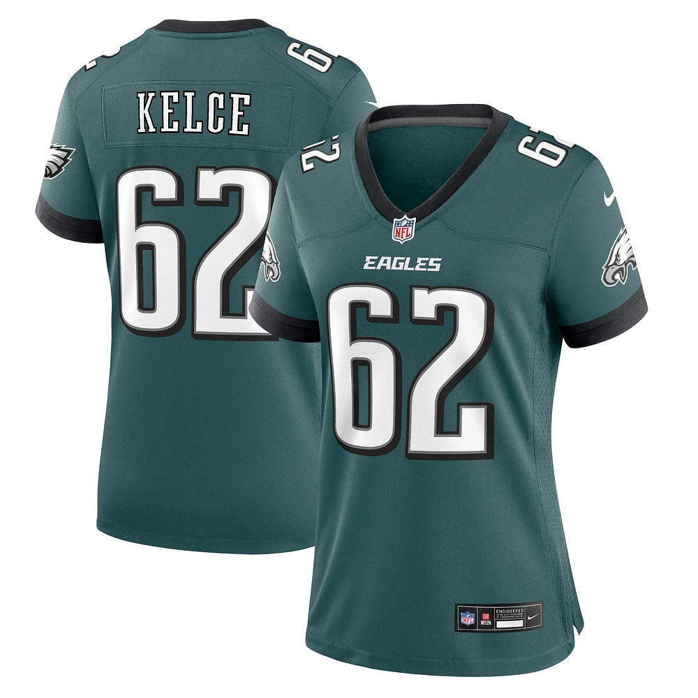 Women's Nike Jason Kelce Midnight Green Philadelphia Eagles Team Game Jersey