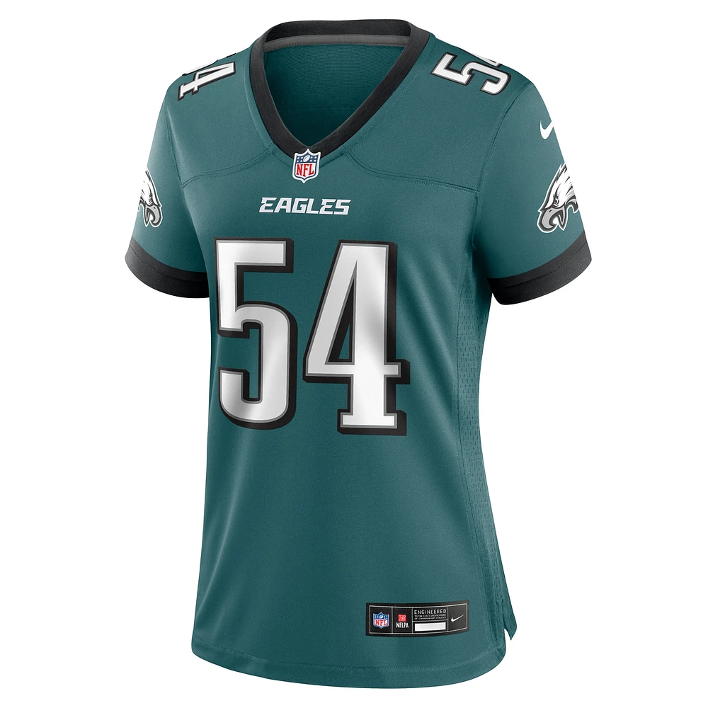 Women's Nike Jeremiah Trotter Jr. Midnight Green Philadelphia Eagles Team Game Jersey
