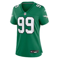 Women's Nike Jerome Brown Kelly Green Philadelphia Eagles Alternate Game Jersey