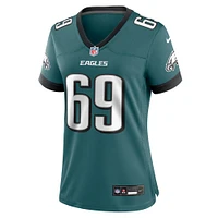 Women's Nike Landon Dickerson Midnight Green Philadelphia Eagles Team Game Jersey