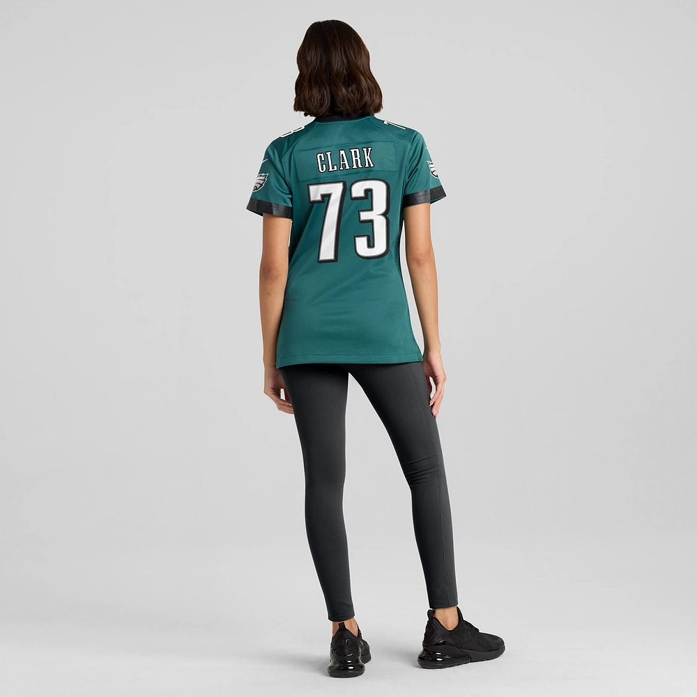 Women's Nike Le'Raven Clark Midnight Green Philadelphia Eagles Team Game Jersey