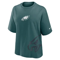 Women's Nike Midnight Green Philadelphia Eagles Boxy T-Shirt