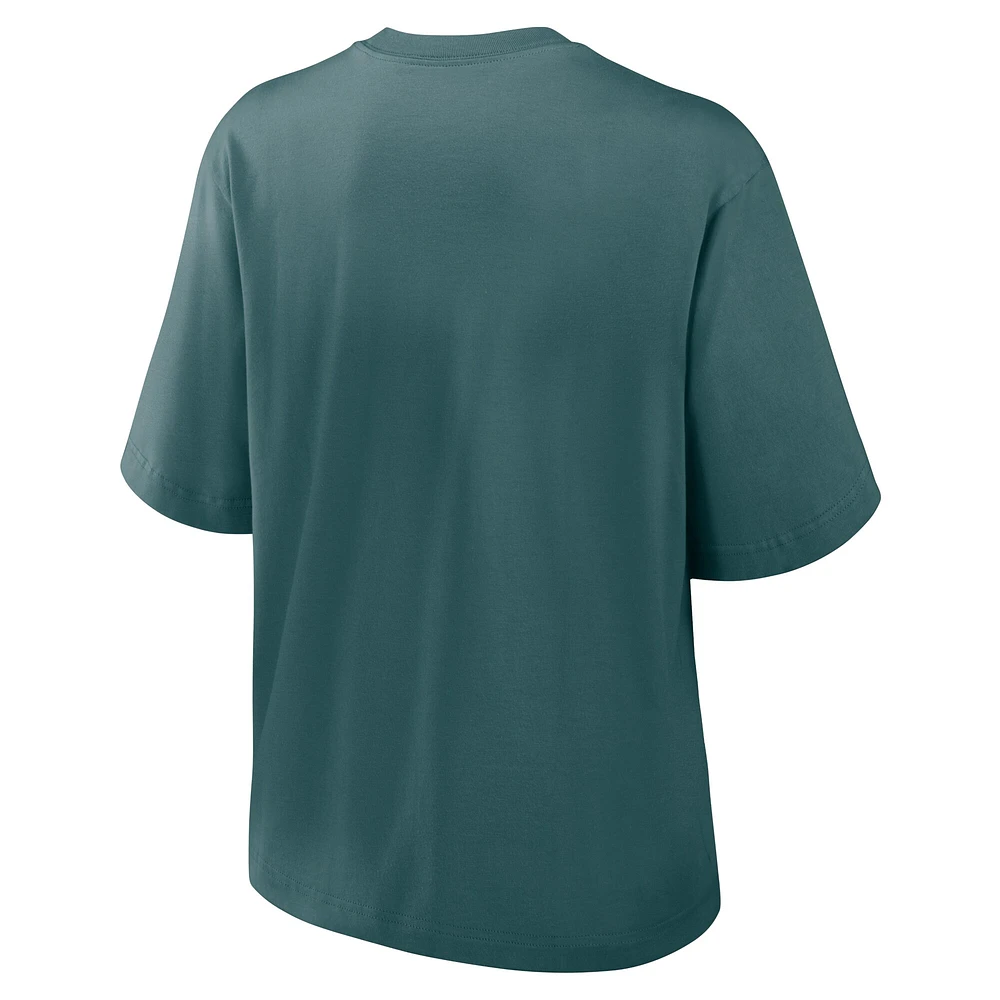 Women's Nike Midnight Green Philadelphia Eagles Boxy T-Shirt