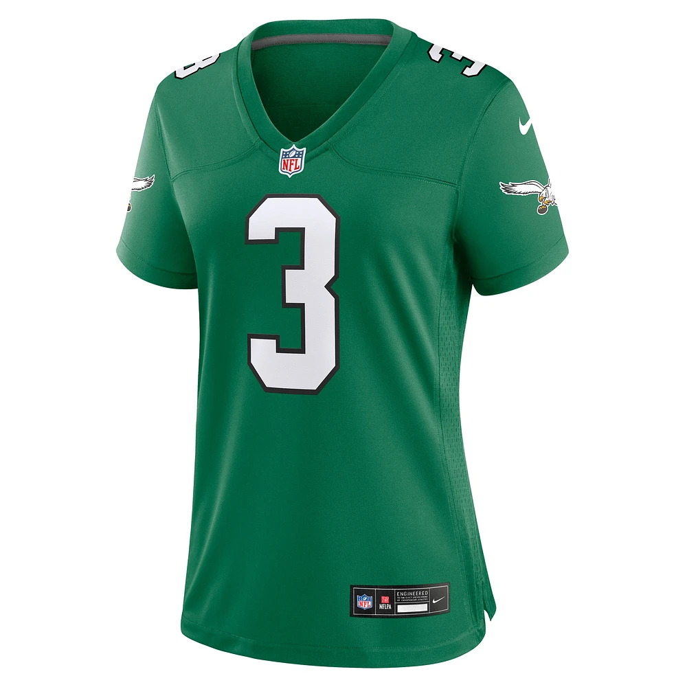Women's Nike Nolan Smith Kelly Green Philadelphia Eagles Alternate Game Jersey