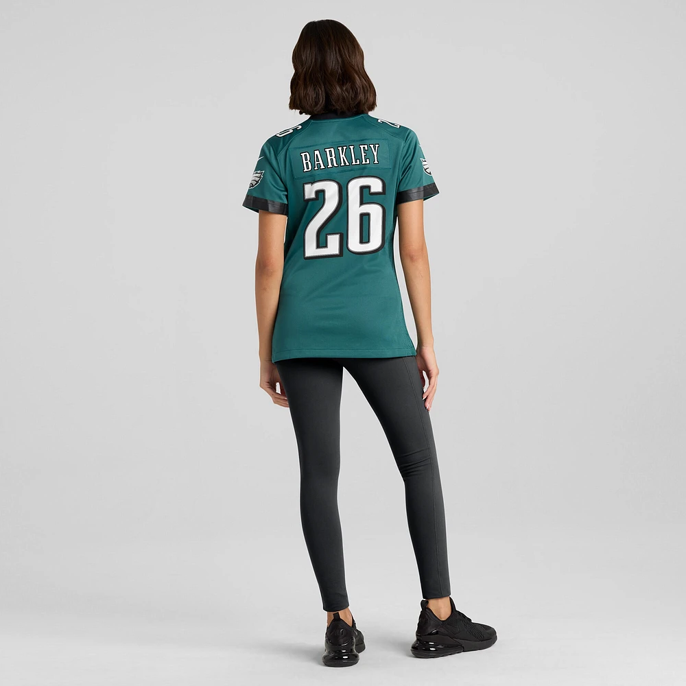 Women's Nike Saquon Barkley Midnight Green Philadelphia Eagles Game Player Jersey