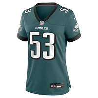 Women's Nike Zack Baun Midnight Green Philadelphia Eagles  Game Jersey