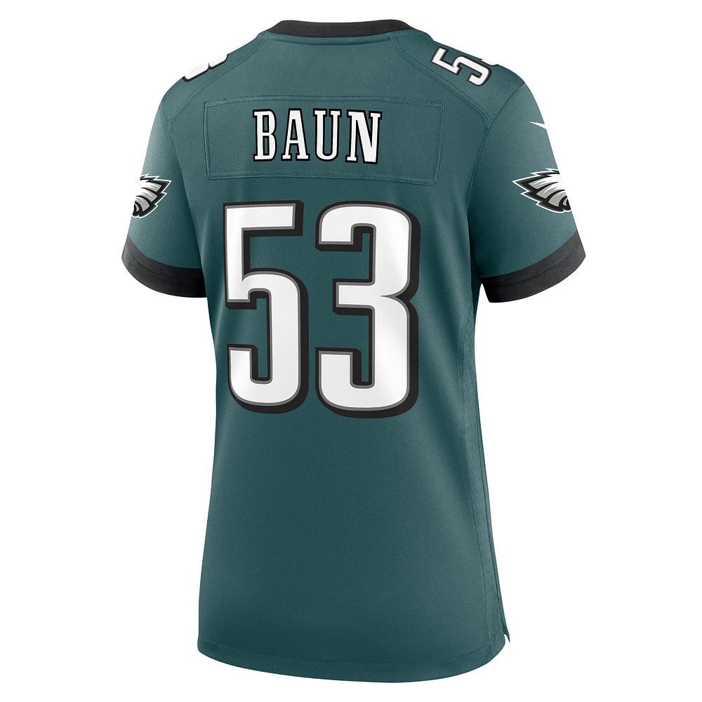 Women's Nike Zack Baun Midnight Green Philadelphia Eagles  Game Jersey