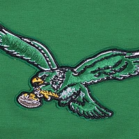 Women's Pro Standard Kelly Green Philadelphia Eagles Split Logo Full-Zip Hoodie