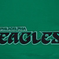 Women's Pro Standard Saquon Barkley Kelly Green Philadelphia Eagles Player Name & Number Cropped Boxy T-Shirt