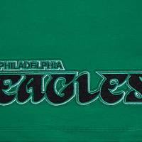 Women's Pro Standard Saquon Barkley Kelly Green Philadelphia Eagles Player Name & Number Cropped Boxy T-Shirt