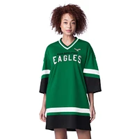 Women's Starter Kelly Green Philadelphia Eagles Slap Shot 3/4 Sleeve Sneaker Dress