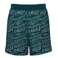 Youth Midnight Green Philadelphia Eagles Super French Terry Shorts