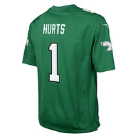 Youth Nike Jalen Hurts Kelly Green Philadelphia Eagles Alternate Game Jersey
