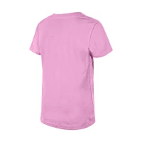 Girl's Youth New Era  Pink Philadelphia Flyers Flip Sequin V-Neck T-Shirt