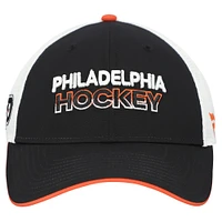 Men's Fanatics Black Philadelphia Flyers Adjustable Meshback Hat